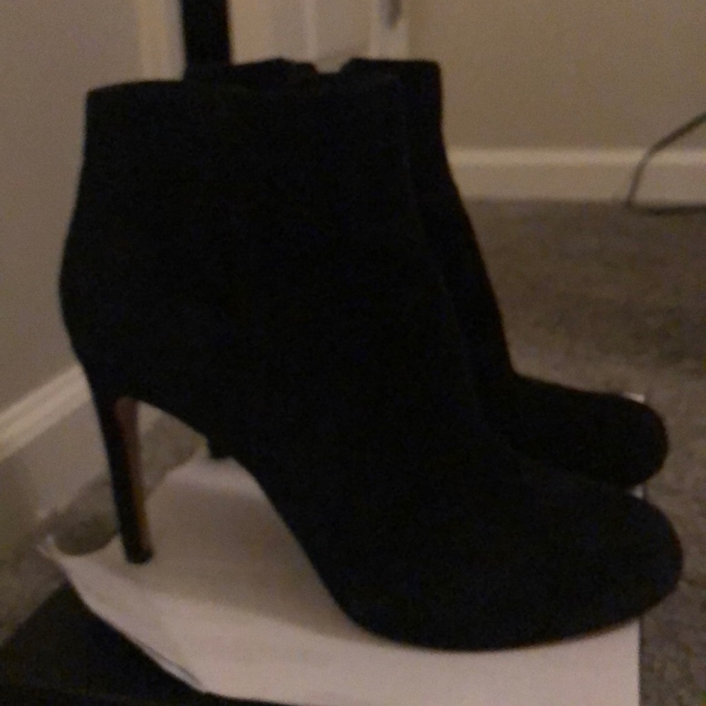 Black Platform Booties - image 2